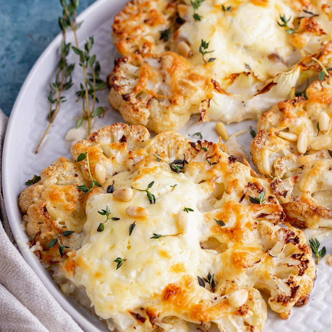 Cheesy Cauliflower Steaks