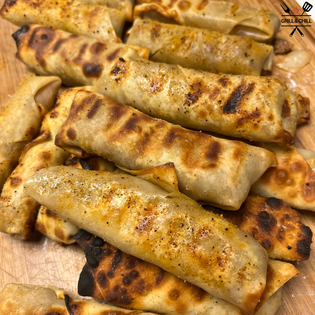 Cheeseburger Egg Rolls