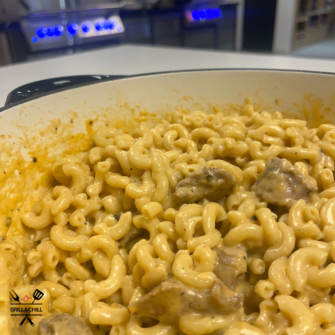 Steak Mac and Cheese