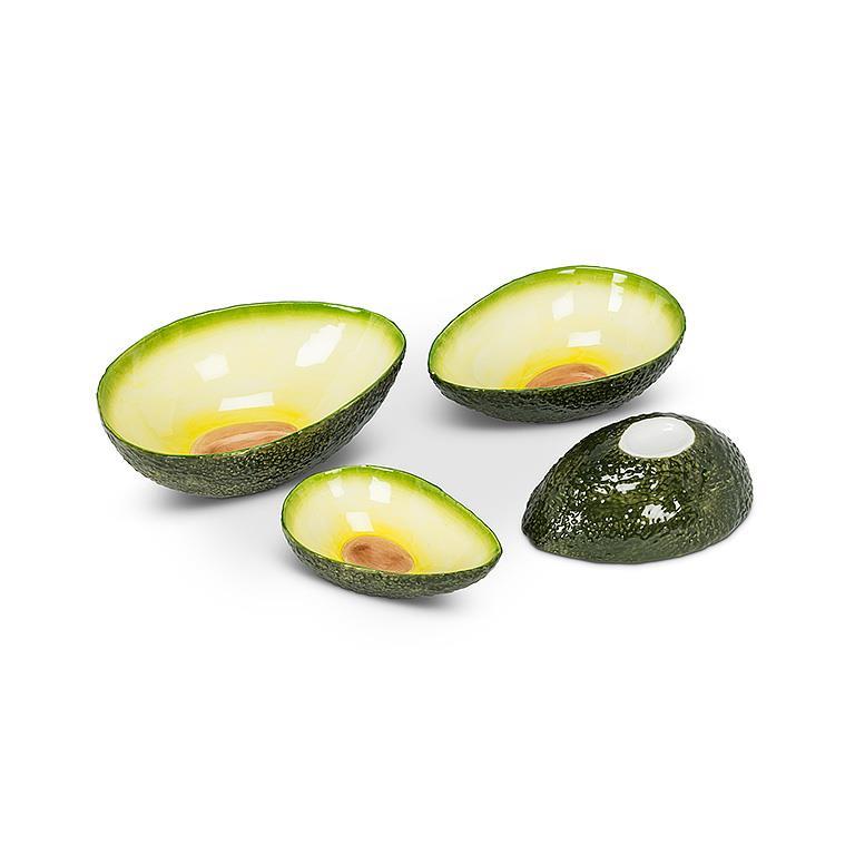 Avocado Nesting Bowls. Set of 4