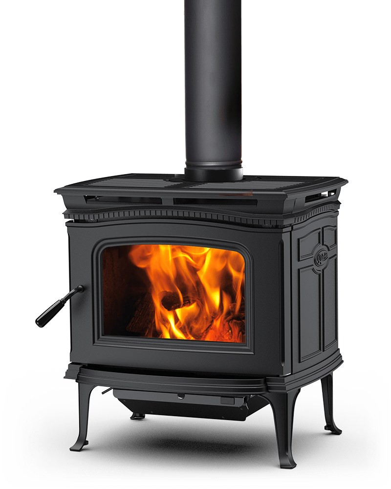 ALDERLEA T4 Small Free Standing Cast Over Steel Wood Stove