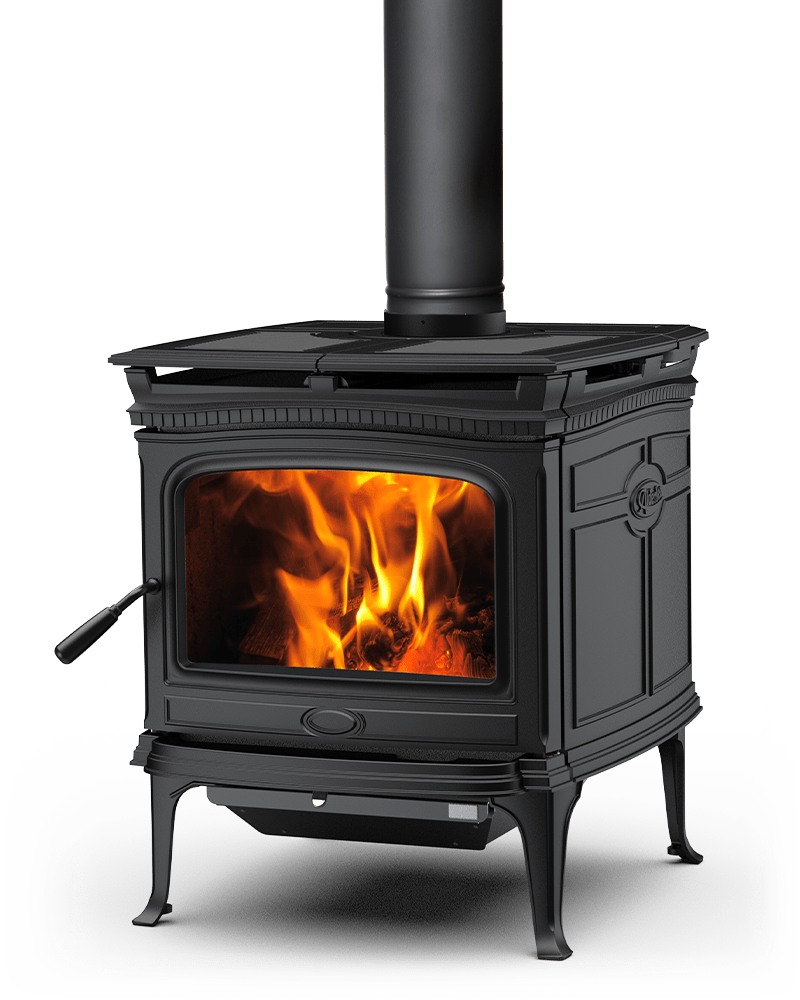 ALDERLEA T5 Medium Free Standing Cast Over Steel Wood Stove