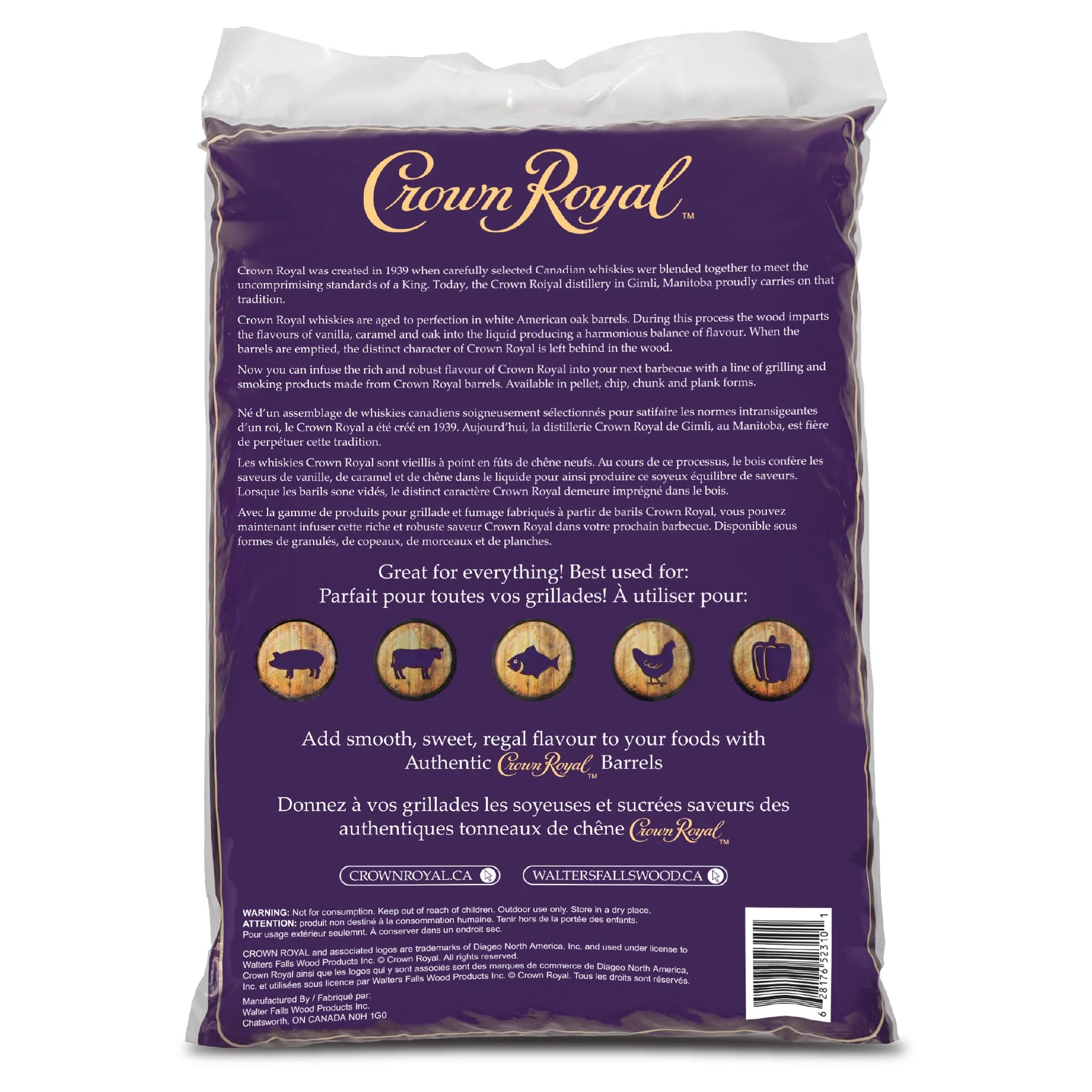 CROWN ROYAL PREMIUM WHISKEY BARREL PELLETS