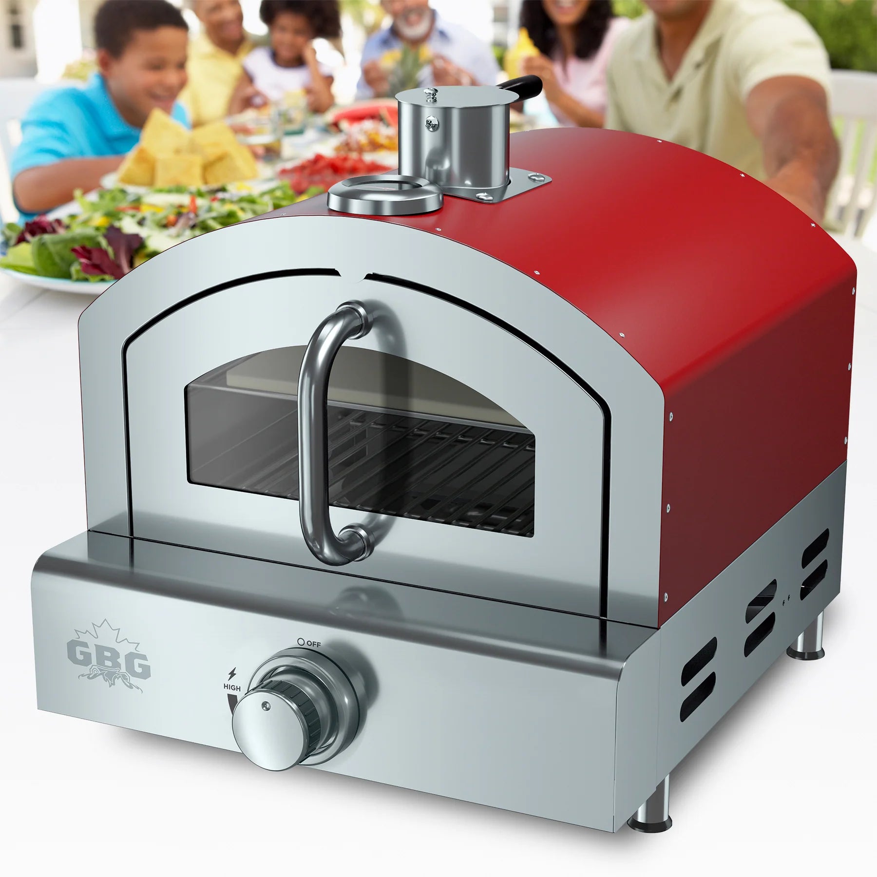 Deluxe Portable Propane Outdoor Pizza Oven