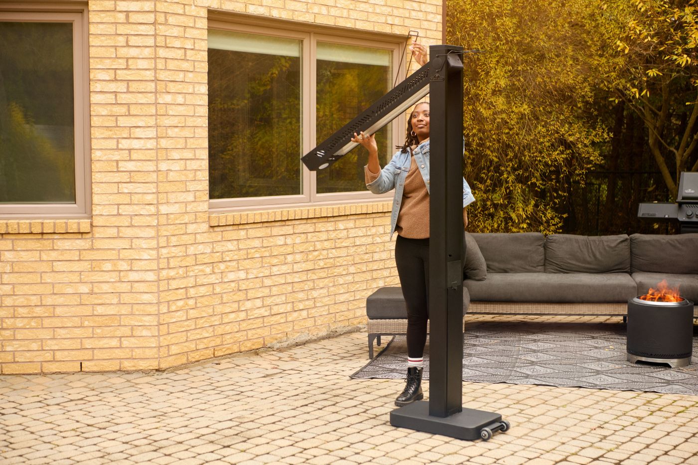 Phantom Freestand - Outdoor Electric Infrared Heater