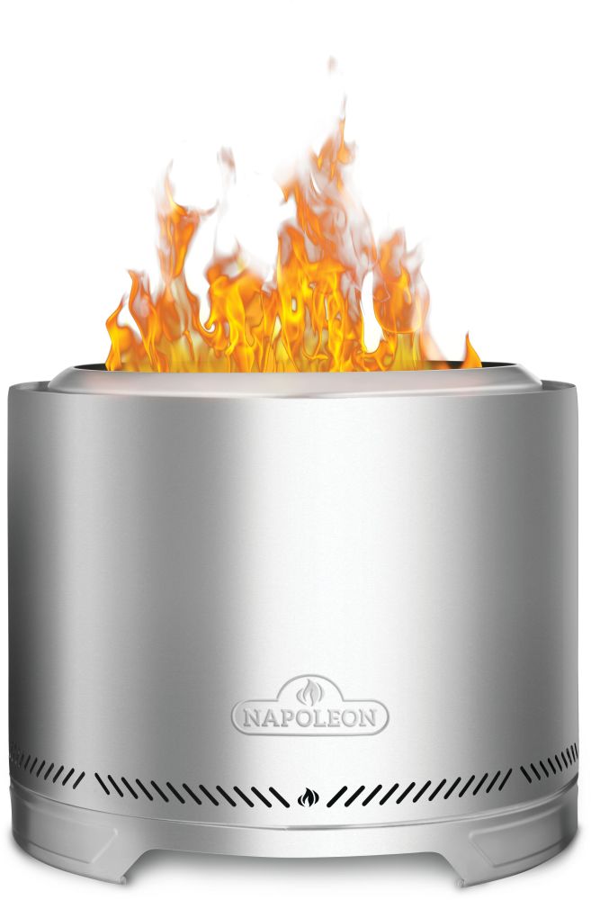 Timberwolf® Smokeless Fire Pit - 22-inch, Stainless Steel