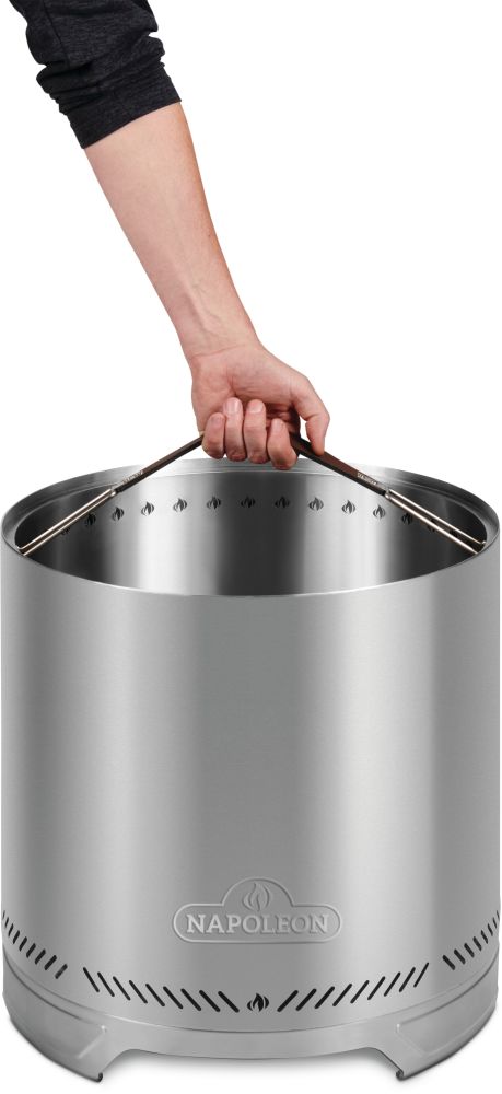 Timberwolf® Smokeless Fire Pit - 22-inch, Stainless Steel