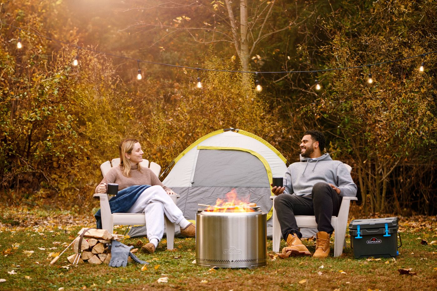 Timberwolf® Smokeless Fire Pit - 22-inch, Stainless Steel