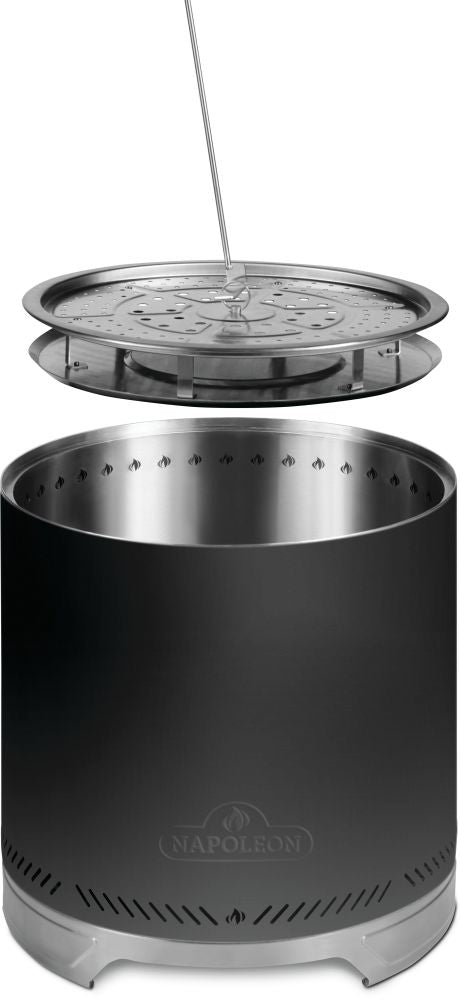 Timberwolf® Smokeless Fire Pit - 18-inch, Matte Black