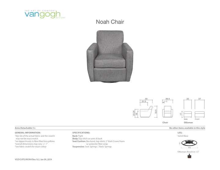 Noah Swivel Chair