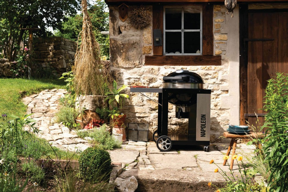 PRO CART Charcoal Kettle Grill, Black