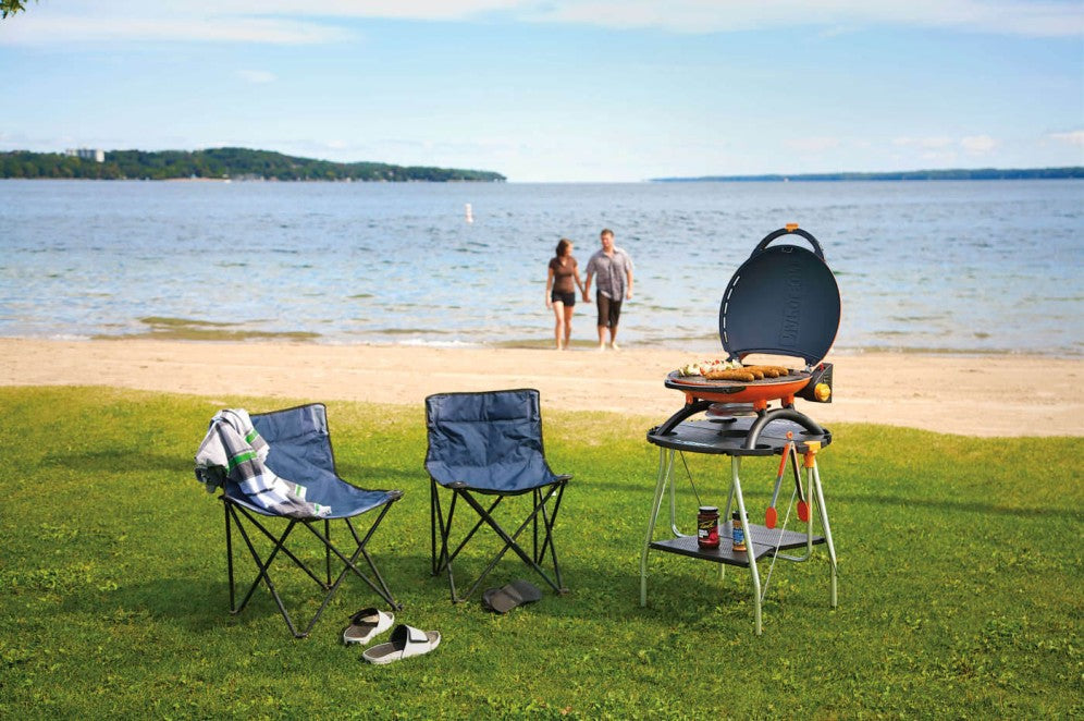 TravelQ™ 2225 Portable Propane Gas Grill, Orange
