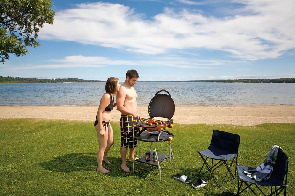 TravelQ™ 2225 Portable Propane Gas Grill, Orange