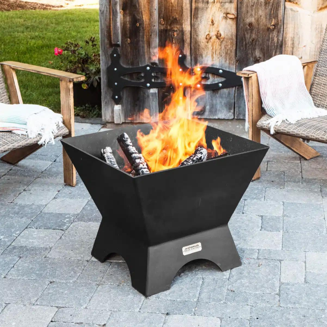 24" Modern Cube Fire Pit