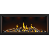Tall Linear Vector™ 62 with Luminous Logs, Direct Vent Fireplace, Natural Gas, Electronic Ignition