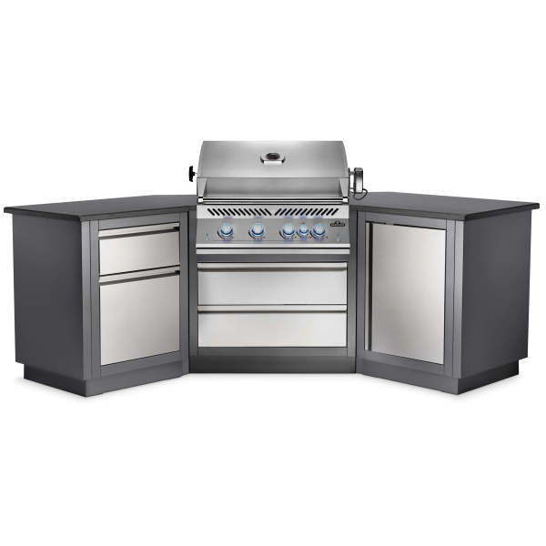 Oasis 200 Bundle, Built-In 700 Series 32 with Infrared Rear Burner Natural Gas, Stainless Steel