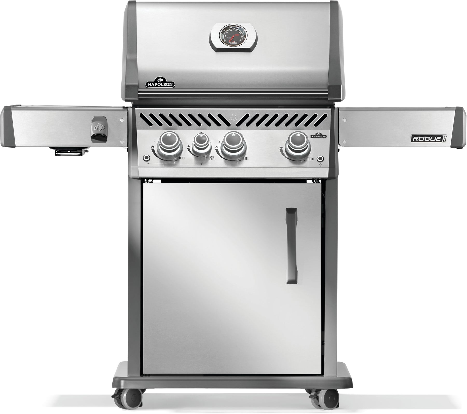 Rogue® PRO 425 Propane Gas Grill with Infrared Side Burner, Stainless Steel