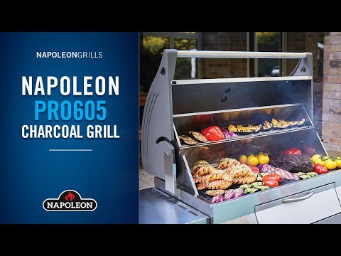 Charcoal Professional Grill, Stainless Steel