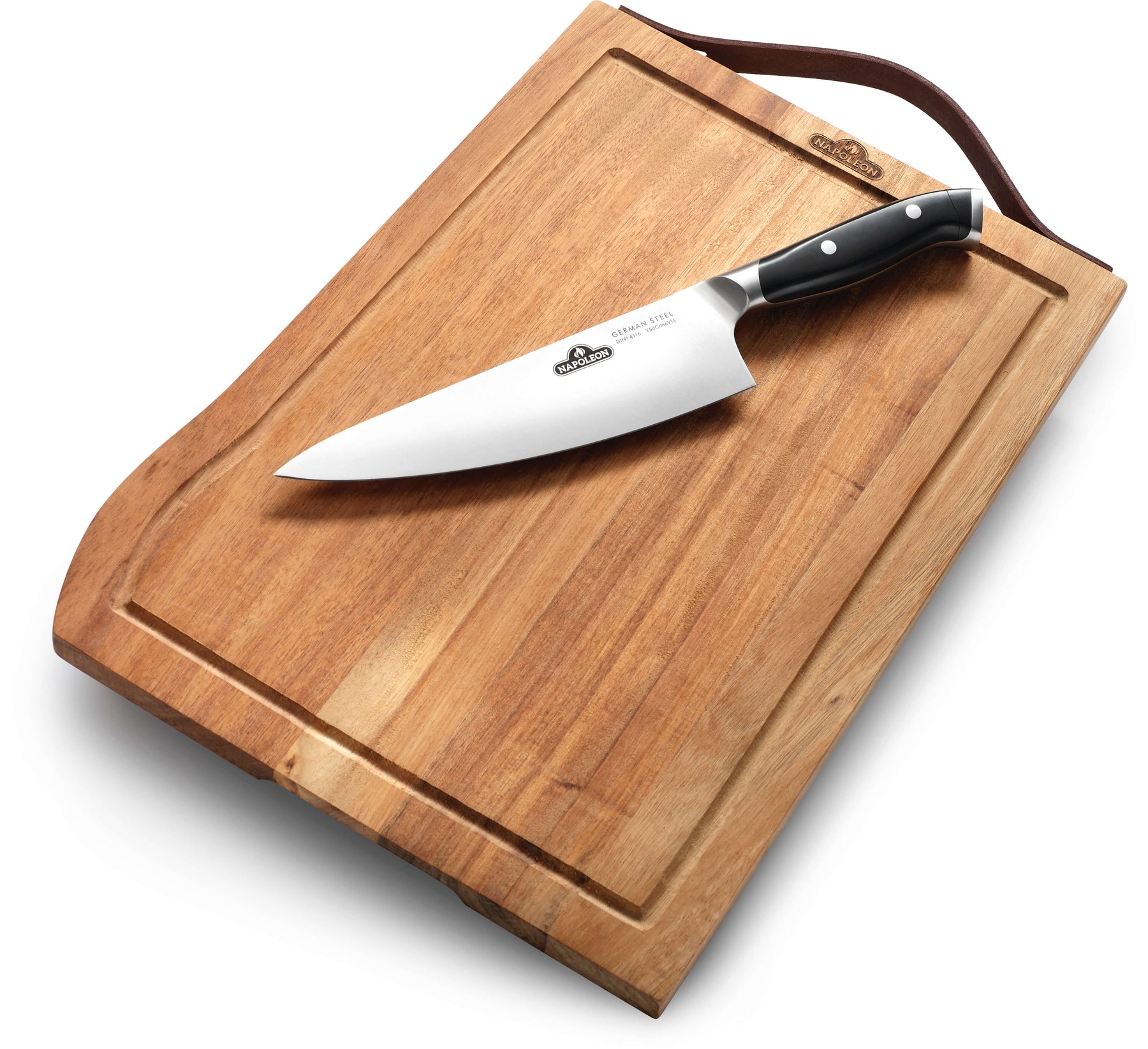 Premium Cutting Board and Knife Set