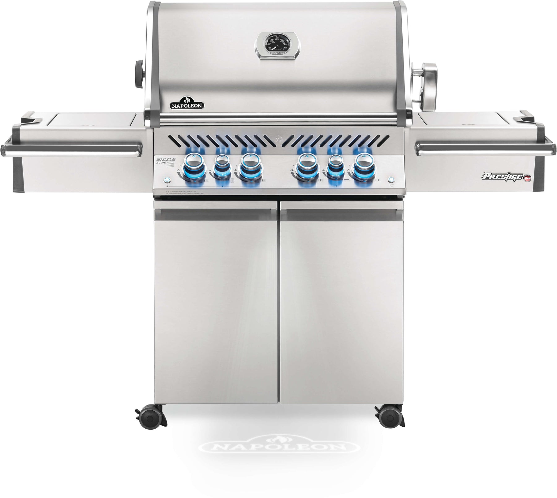 Prestige PRO™ 500 Propane Gas Grill with Infrared Rear and Side Burners, Stainless Steel