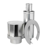 Roof Terminal Kit, 8/11" - Terminal and Collar Only