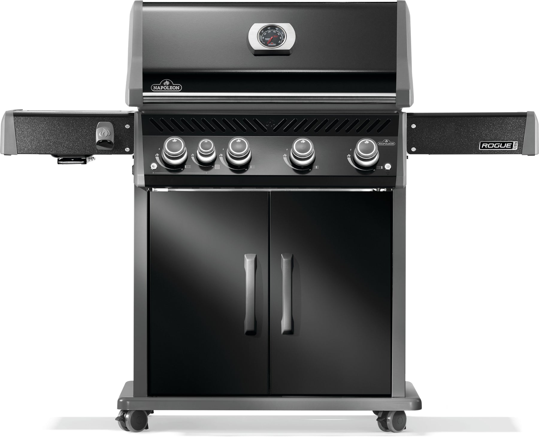Rogue® PRO 525 Natural Gas Grill with Infrared Side Burner, Black