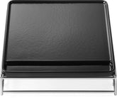 Porcelain-enameled Cast Iron Griddle with SS Rack for Small Sizzle Zone