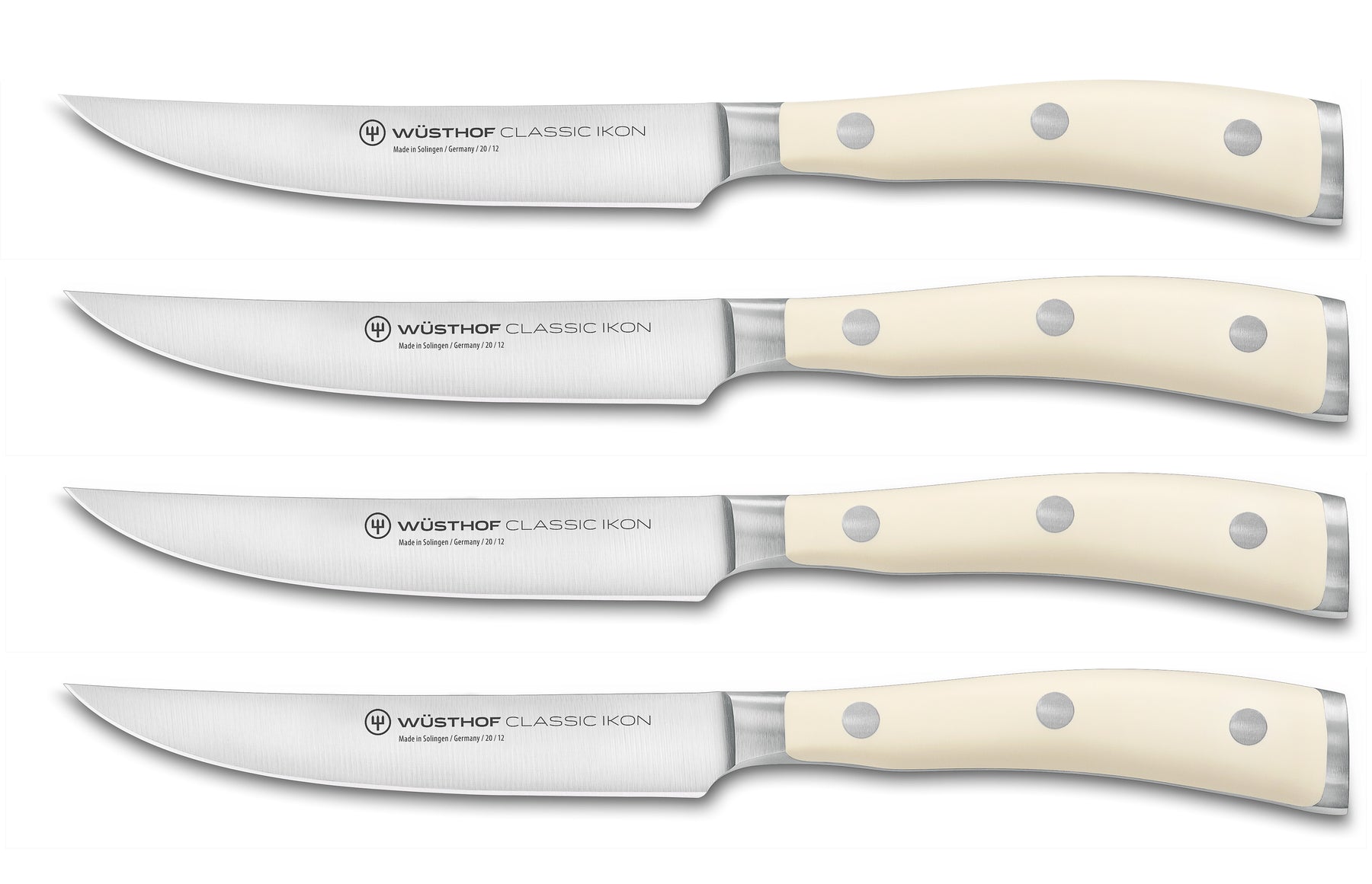 Classic ikon creme steak knife set, 4 pcs.