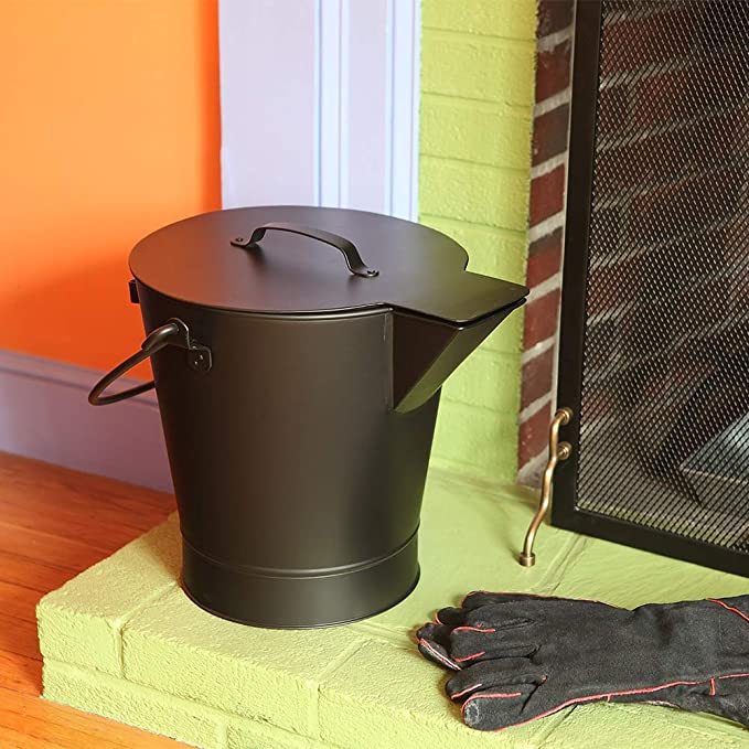 ASH BUCKET ALL BLACK WITH LID