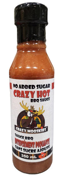 Crazy Mooskies Crazy Hot BBQ Sauce (350ml)
