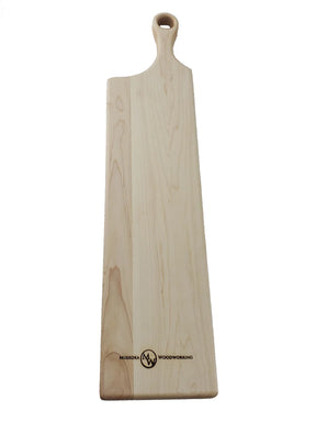 Muskoka Woodworking- Contemporary Bread Board -Maple- 22"x5"