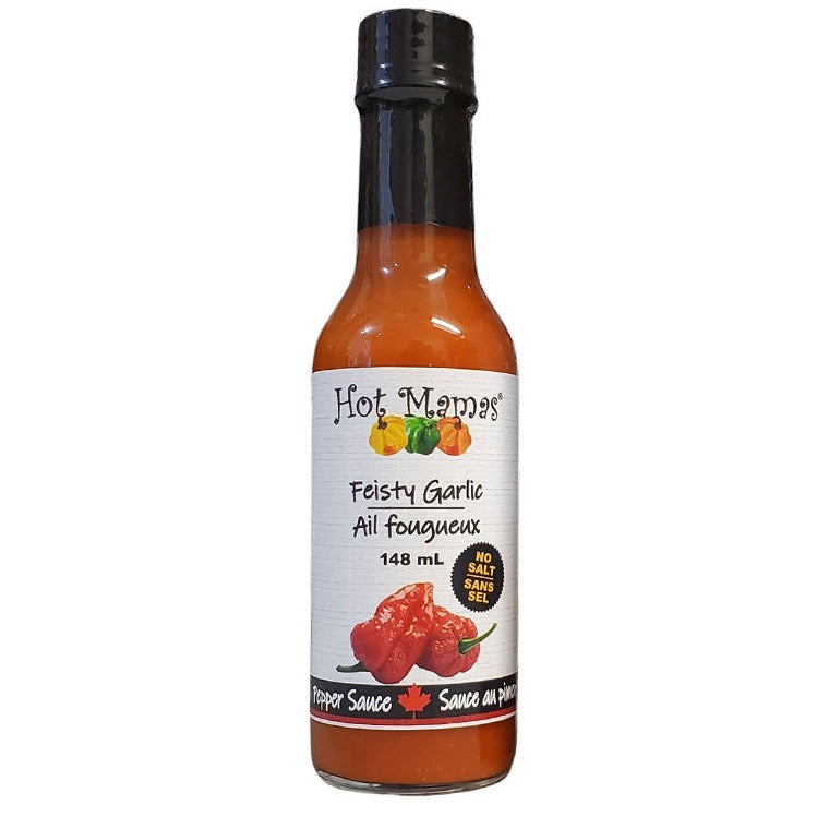 Hot Mama's Feisty Garlic Hot Peper Sauce 148ml
