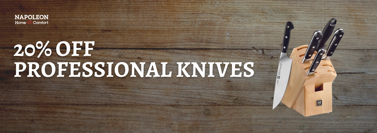 20% OFF PROFESSIONAL KNIVES