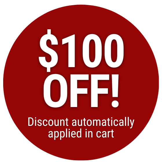 *$100 off: discount Automatically applied in cart - PROMOTION
