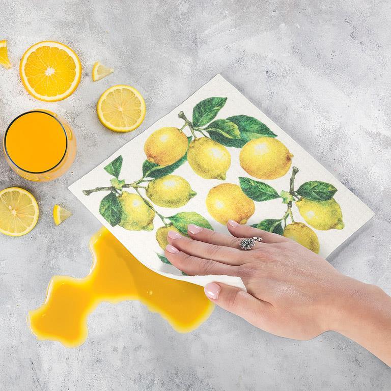 Lemons Dishcloth