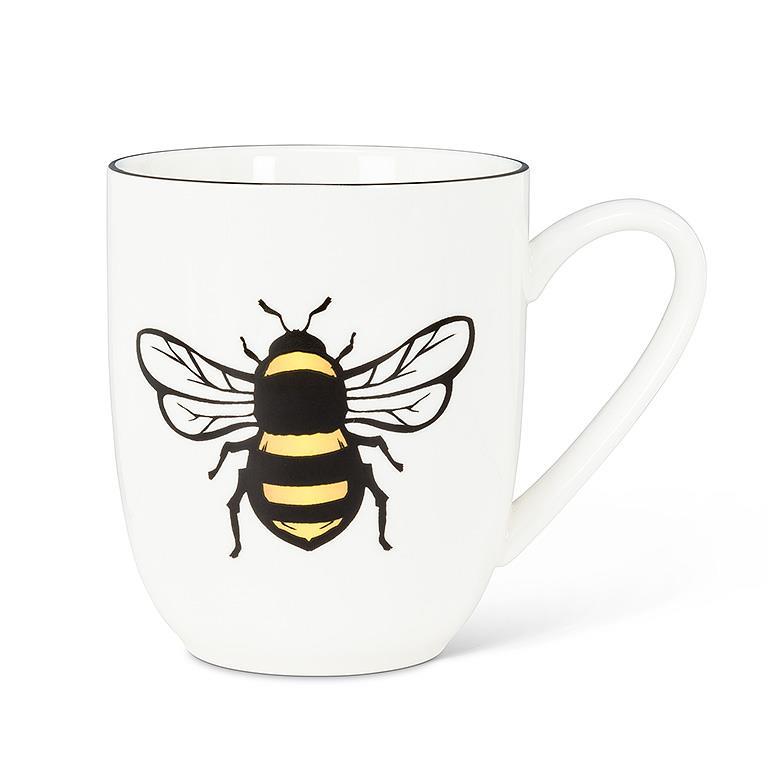 Bee Rimmed Mug