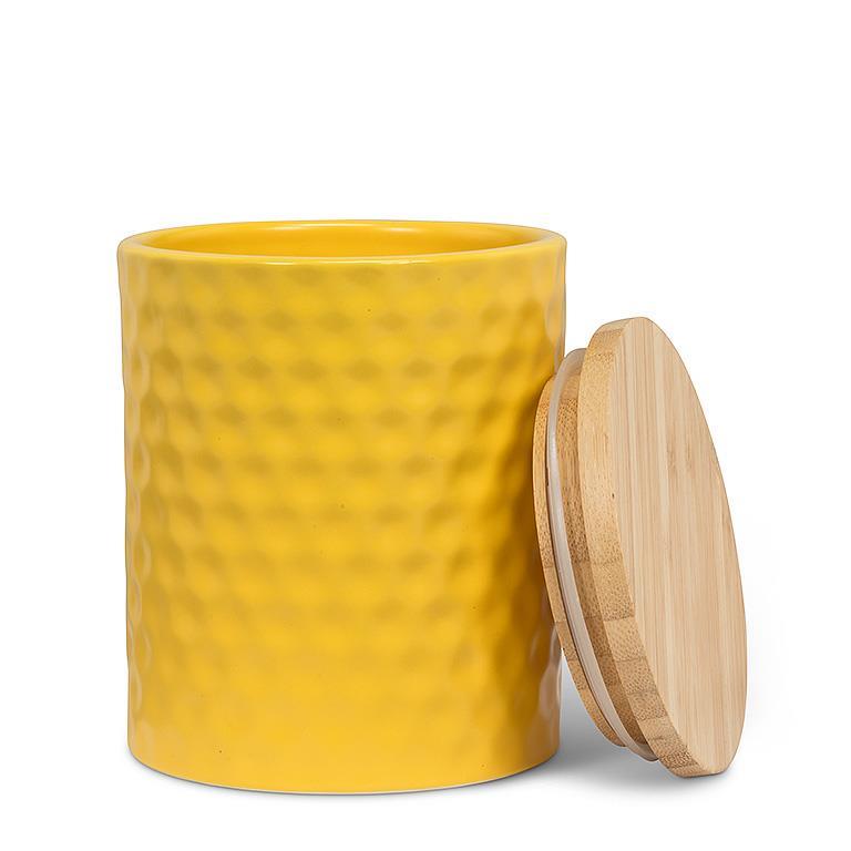 Medium Hexagon Textured Canister