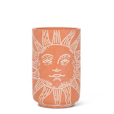 Small Sun Face Vase/Cooler