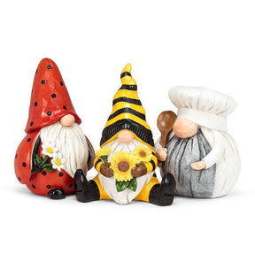 Small Sitting Bee Gnome