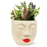 Face with Lipstick Planter