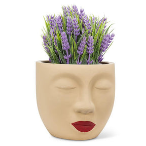 Face with Lipstick Planter