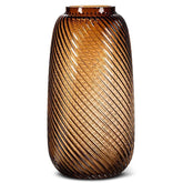 Large Swirl Barrel Vase