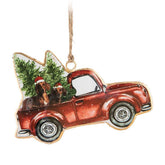 Dogs in Truck Ornament