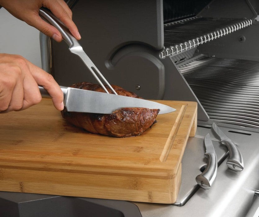 PRO Cutting Board with Stainless Steel Bowls