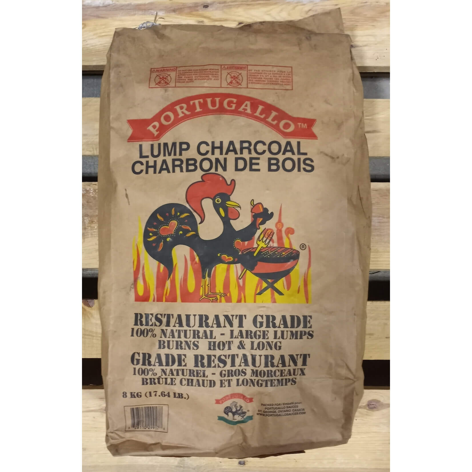 Portugallo Premium Hardwood Charcoal 8kg