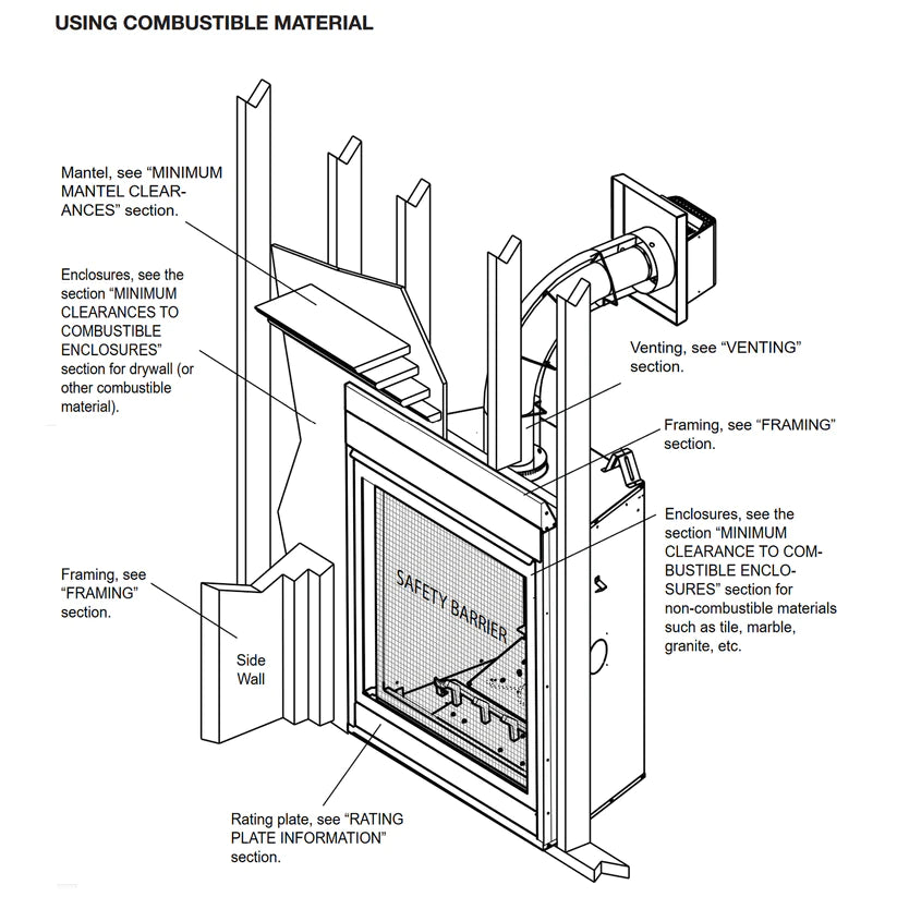High Definition 35 Direct Vent Gas Fireplace