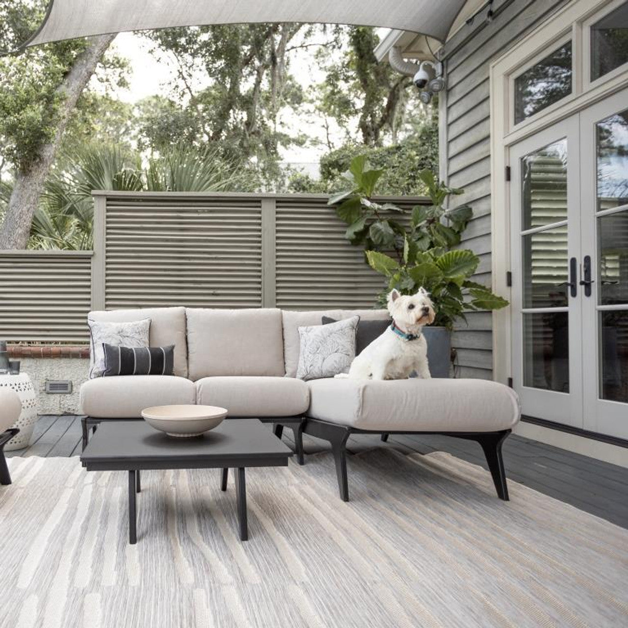 Berlin Gardens Hazelwood Rectangular Outdoor Rug 5' x 8'