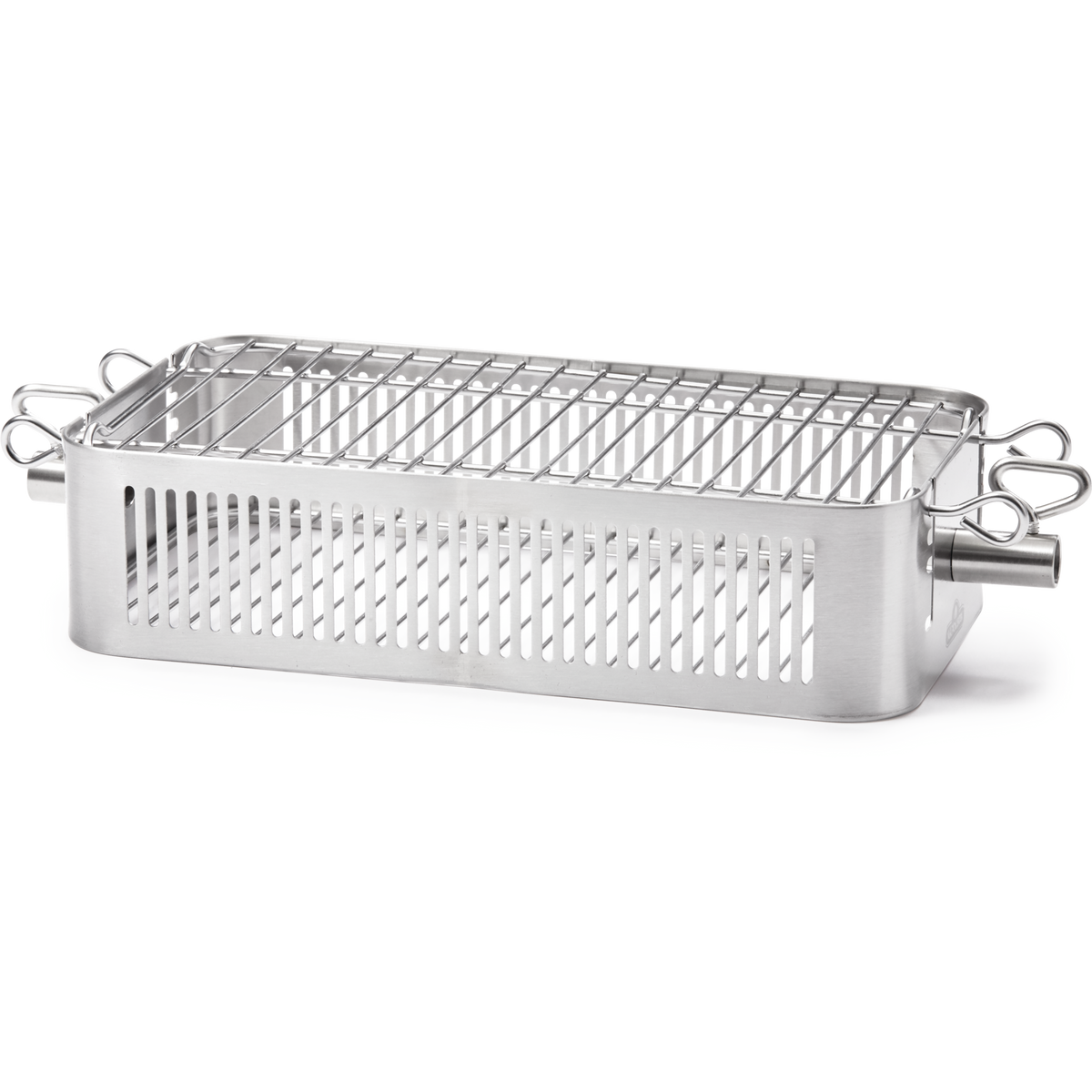 Clearance Item: Adjustable Stainless Steel Rotisserie Basket