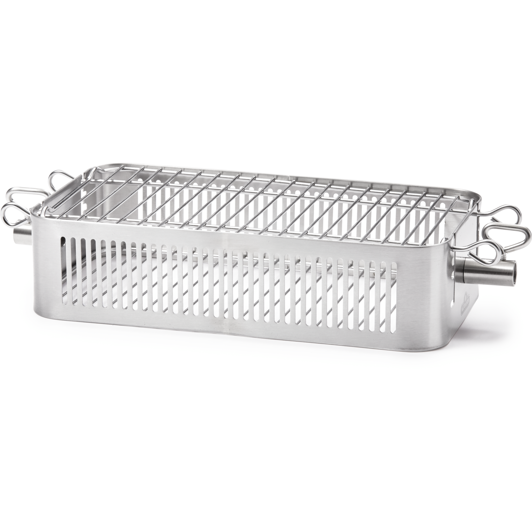 Clearance Item: Adjustable Stainless Steel Rotisserie Basket