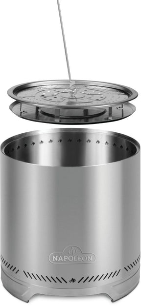 Timberwolf® Smokeless Fire Pit - 18-inch, Stainless Steel